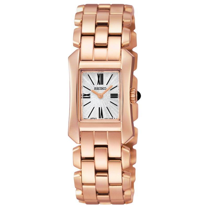 Seiko rose gold ladies watch sale